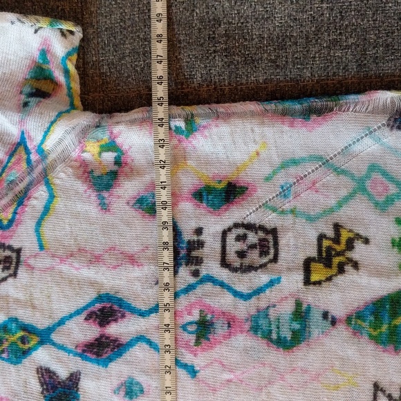 NWOT Zadig & Voltaire Tito Kilim Top In Neutrals T-shirt - Picture 13 of 15